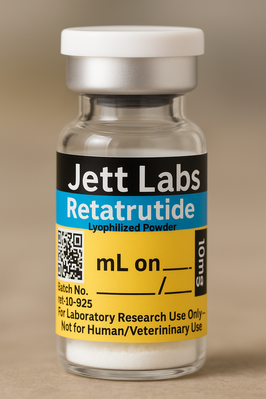 Retatrutide - 10mg  (White Cap/September 2025 Batch)