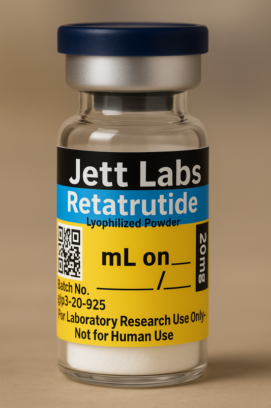 Retatrutide - 20mg  (Dark Blue Cap/September 2025 Batch)